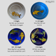 The diagram symbolically represents the DO levels and corresponding tolerance ranges for fish populations.